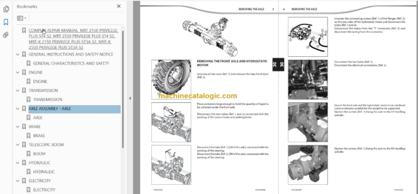 Manitou MRT 2150 PLUS-ST4 S2 REPAIR MANUAL