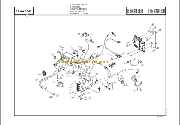 MANITOU M 40-4 + H ST3B PARTS CATALOGUE