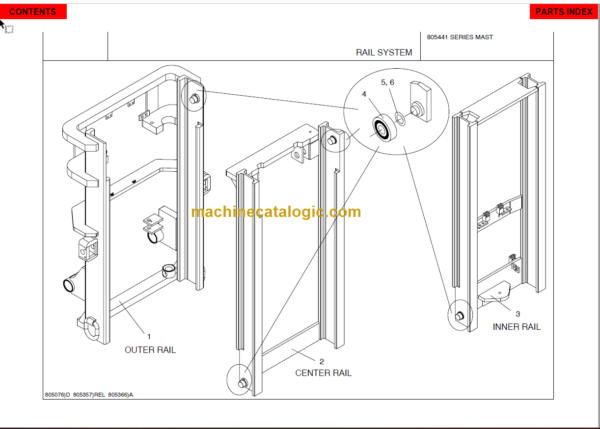 MANITOU 805441 Series Parts Manual