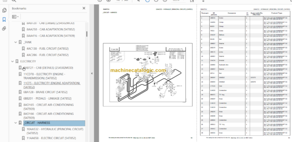 Manitou MLT 735 120 LSU S2 E2 PARTS MANUALS