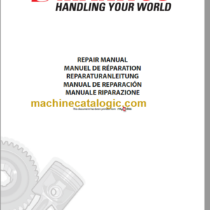 Manitou MRT 1640 EASY REPAIR MANUAL