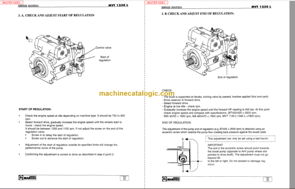 Manitou MVT 1230 L Comfort Line Repair Manual