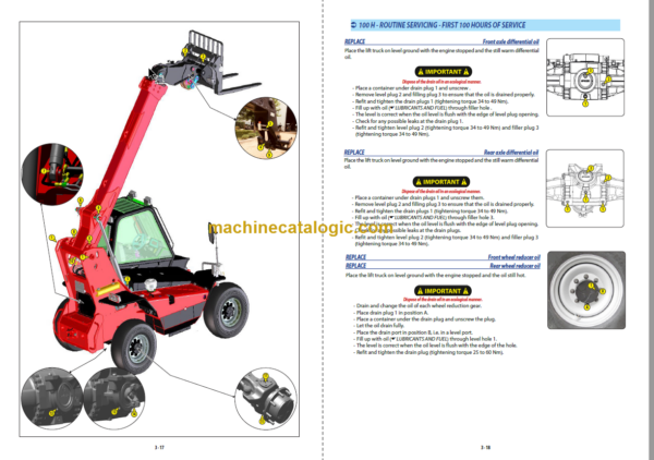 Manitou MXT 840 Operator's Manual