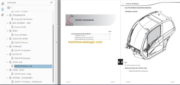 Manitou MLT 1040 L 137 ST3B Repair Manual