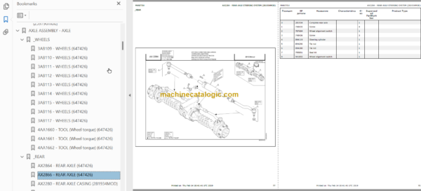 Manitou MLT 735 120PS ST3B PARTS CATALOGUE