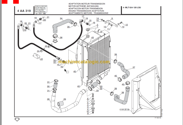 Manitou MLT 634 120 LSU SERIES B-E2 PARTS MANUAL