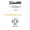 MANITOU M50-4 REPAIR MANUAL