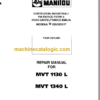 Manitou MVT 1130 L REPAIR MANUAL