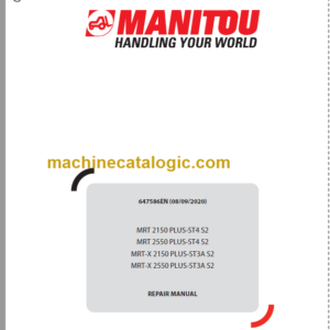 Manitou MRT 2550 PLUS-ST4 S2 REPAIR MANUAL