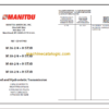 MANITOU M 50-2 + H ST3B PARTS CATALOGUE