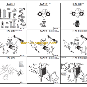 Manitou MLT 634 SERIES B-E2 PARTS MANUAL