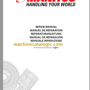 Manitou MRT 1850 PLUS-E3 PRIVILEGE REPAIR MANUAL