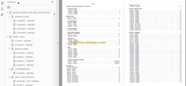 Manitou MHT 10120 L EVOLUTION E3 PARTS CATALOGUE