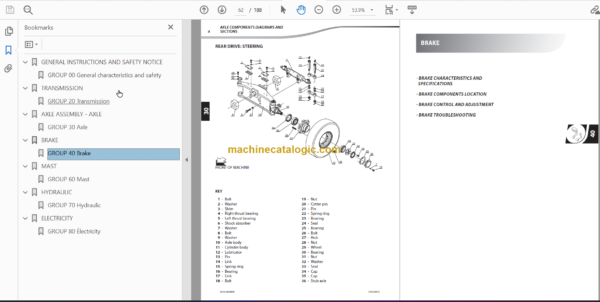 MANITOU ME425 SERIES 2 REPAIR MANUAL