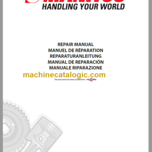 Manitou MRT 2540 PLUS-E3 PRIVILEGE REPAIR MANUAL