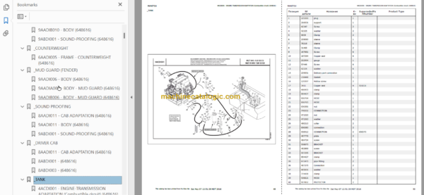 Manitou MLT 845 S5 PARTS CATALOGUE