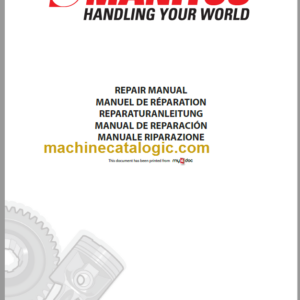 Manitou MRT 1432 M Series REPAIR MANUAL