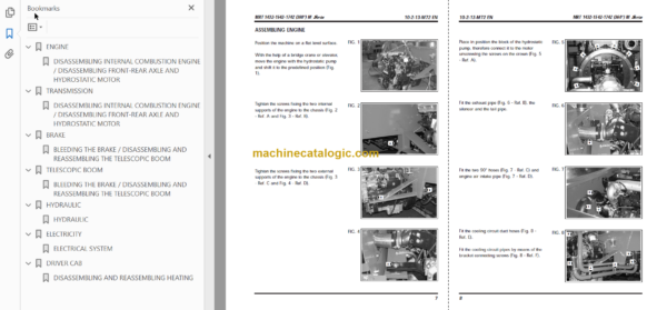 Manitou MRT 1432 M Series REPAIR MANUAL