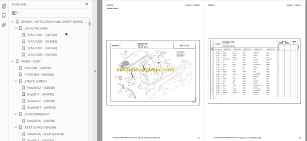 Manitou MHT 10120 L EVOLUTION E3 PARTS CATALOGUE