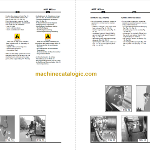 Manitou MRT 1432 M SERIES E2 CRANE OPERATION MANUAL