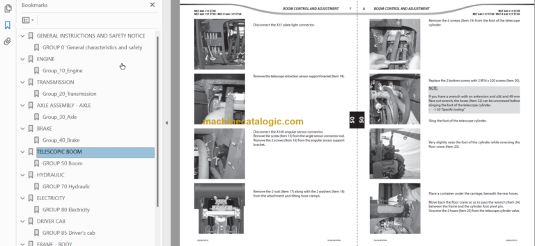 Manitou MLT 1040 ST3B Repair Manual