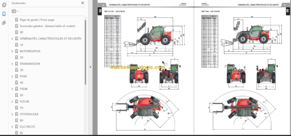 Manitou MLT 635 130 PS D ST4 S2 FR Manuel De Réparation