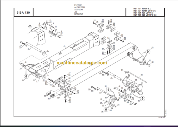 Manitou MLT 735 PS S 3 - E2 PARTS CATALOGUE