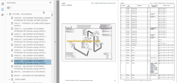 MANITOU MSI 35T PARTS CATALOGUE