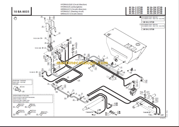 MANITOU M 50-2 + H ST3B PARTS CATALOGUE