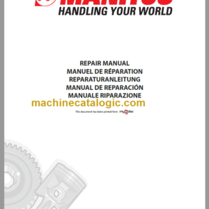 Manitou MRT 1742 M Series REPAIR MANUAL