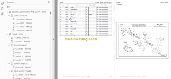 Manitou MHT 10120 L EVOLUTION E3 PARTS CATALOGUE