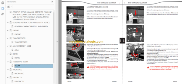 Manitou MRT 2550 PLUS-ST4 S2 REPAIR MANUAL