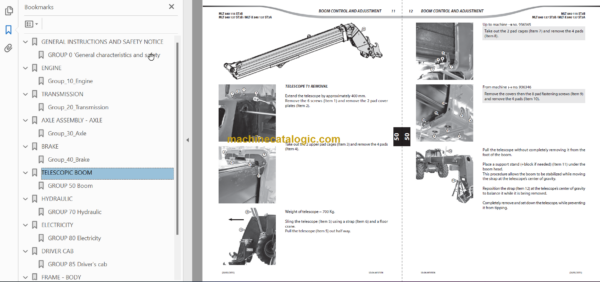 Manitou MLT 1040 ST3B Repair Manual