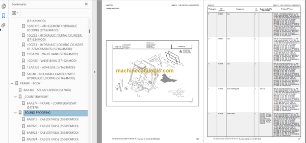 MANITOU MSI 35T PARTS CATALOGUE