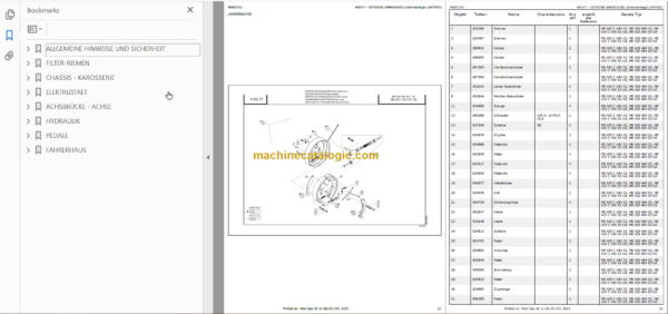 MANITOU ME 418 48V S3-US PARTS CATALOGUE