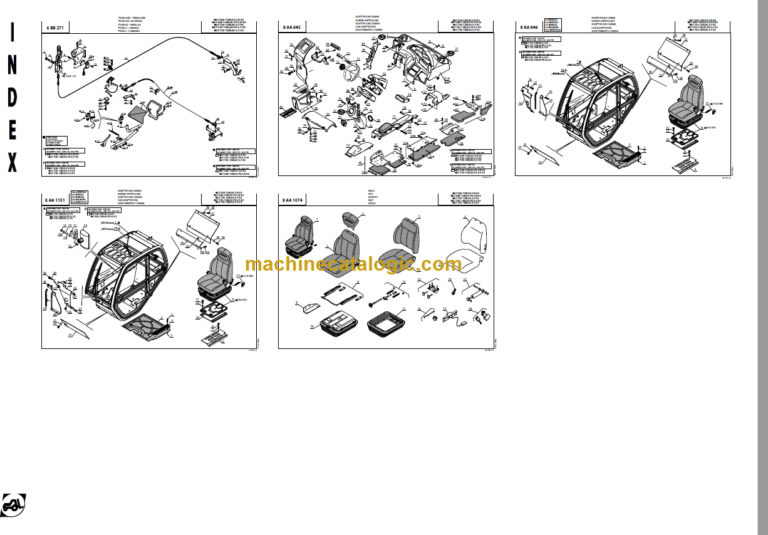 Manitou MLT 634 Serie G-E3 PARTS CATALOGUE