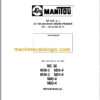 MANITOU MC 30 REPAIR MANUAL