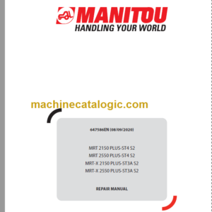 Manitou MRT-X 2150 PLUS ST3A S2 REPAIR MANUAL