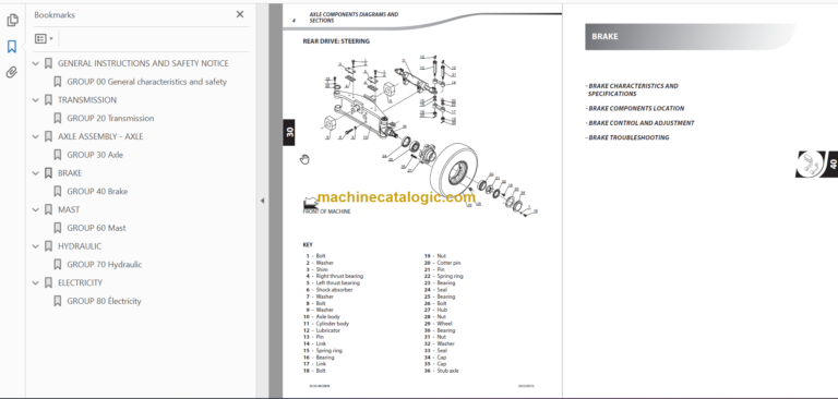 MANITOU ME430 SERIES 2 REPAIR MANUAL