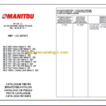 Manitou MLT 735 120 LSU PS Série 3 - E2 PARTS CATALOGUE