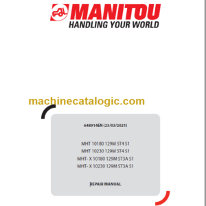 MHT- X 10180 129M ST3A S1 REPAIR MANUAL