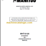 MHT10120 M SERIES E3 OPERATOR SERVICE MANUAL