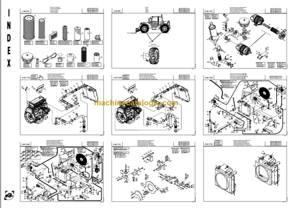 Manitou MLT 634-120 LSU Série G-E3 PARTS CATALOGUE