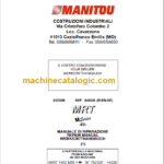 Manitou MRT M Series Multi language Repair manual