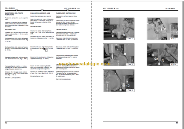 Manitou MRT M Series Multi language Repair manual