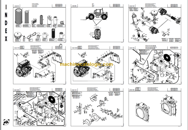 Manitou MLT 735-120 LSU Série 7-E3 PARTS CATALOGUE