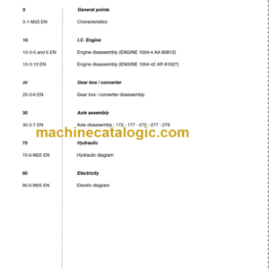 MANITOU MC 30 REPAIR MANUAL