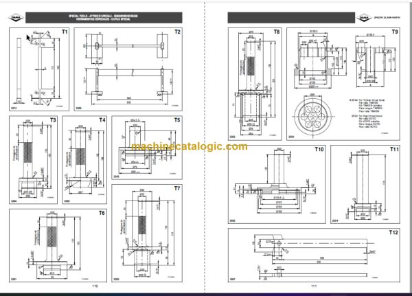 Manitou MRT 1432 MS REPAIR MANUAL FR-EN-ES