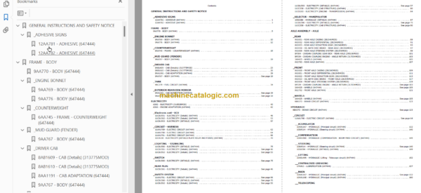 Manitou MLT 634-120PS ST3B PARTS CATALOGUE