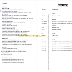 Manitou MRT 1635 MS REPAIR MANUAL FR-EN-ES